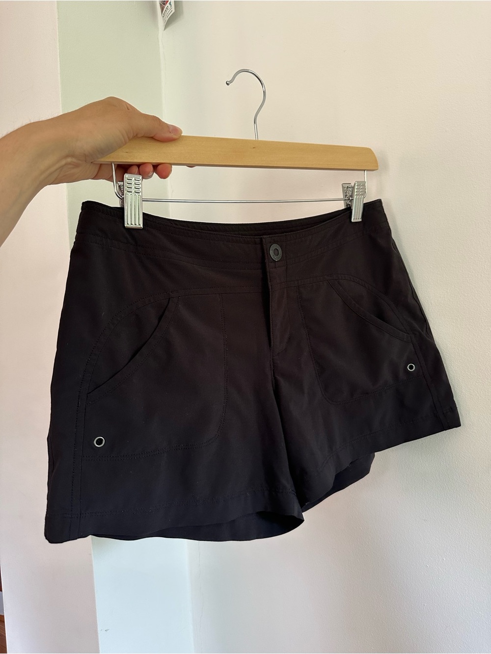 Athleta Black Lightweight Athletic Shorts - Quick Dry (swim, run)